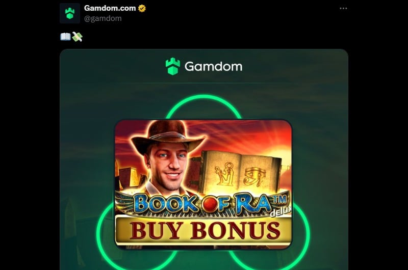 Twitter Book of Ra Bonus Buy Bounty
